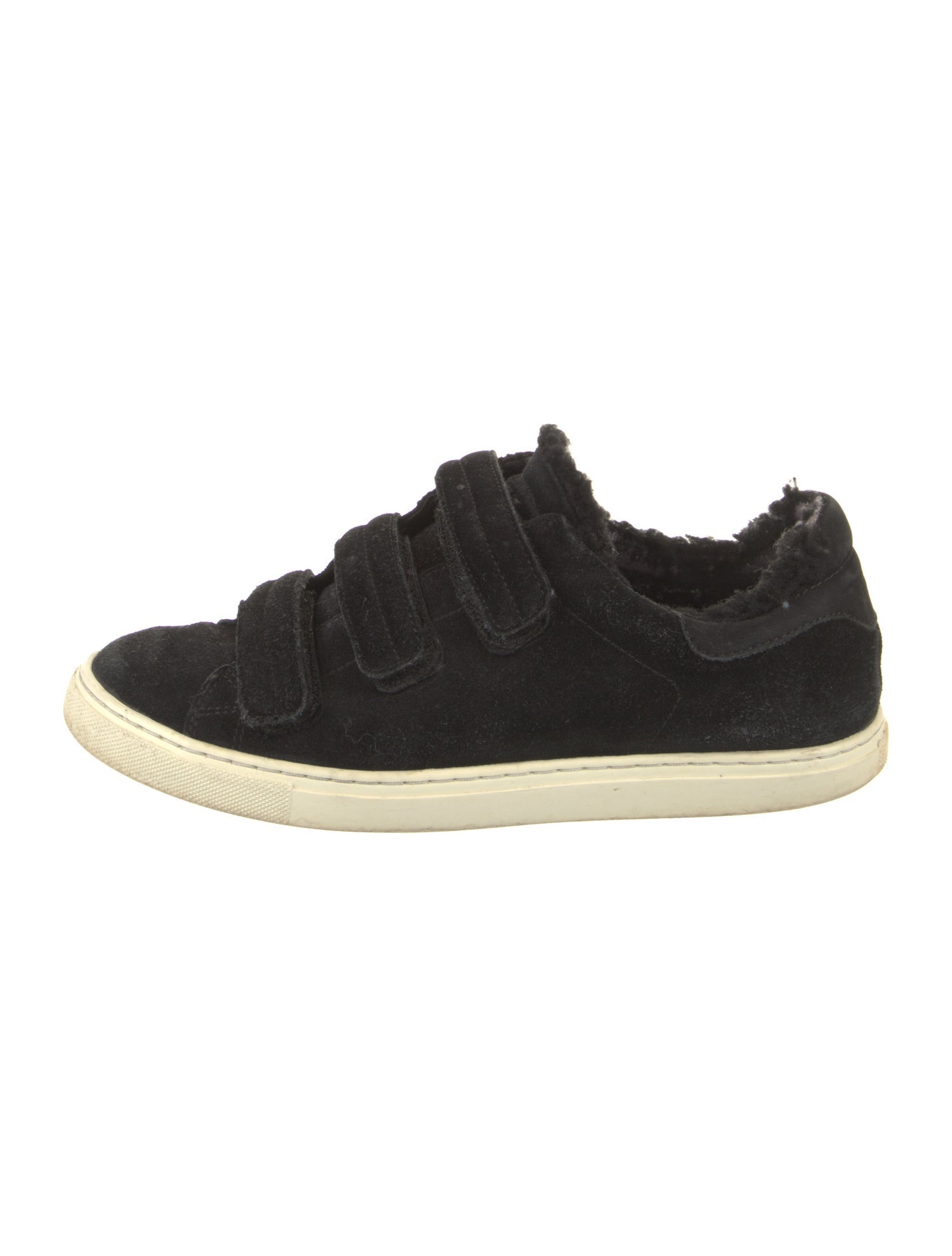 Iro Suede Fur Trim Sneakers