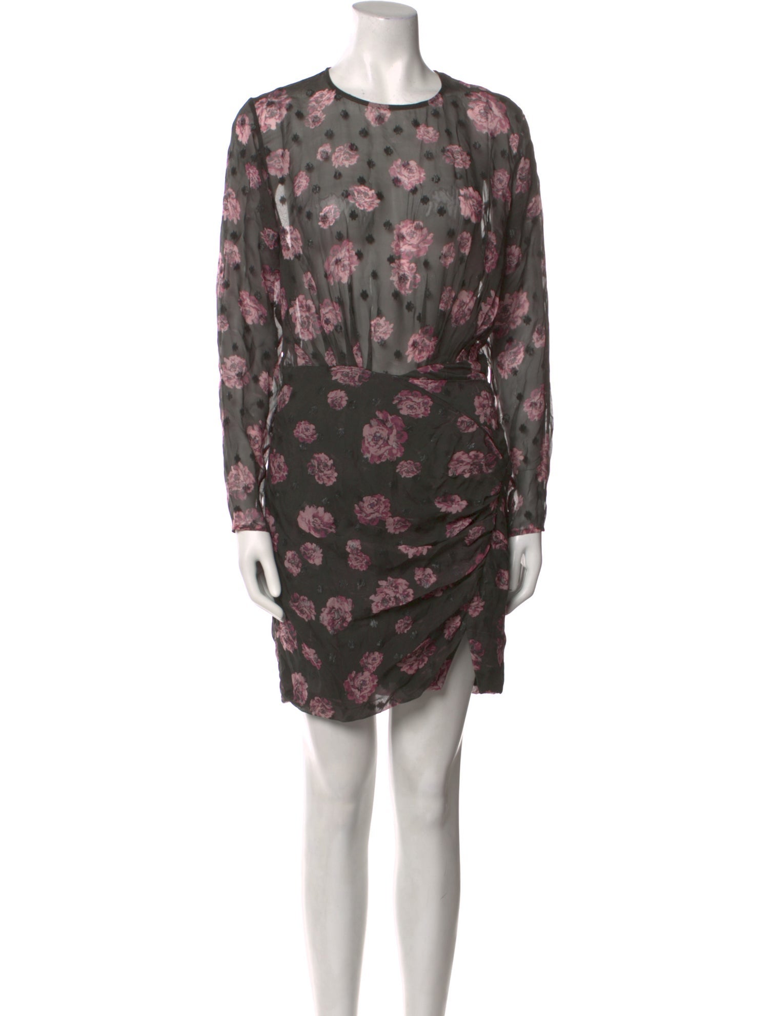 Iro Floral Print Mini Dress