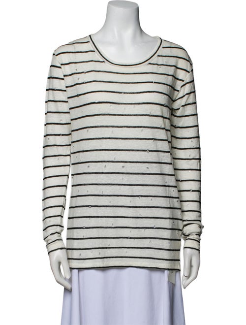 Iro Linen Striped T-Shirt