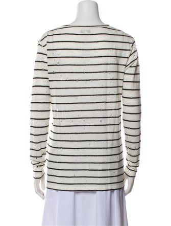 Iro Linen Striped T-Shirt