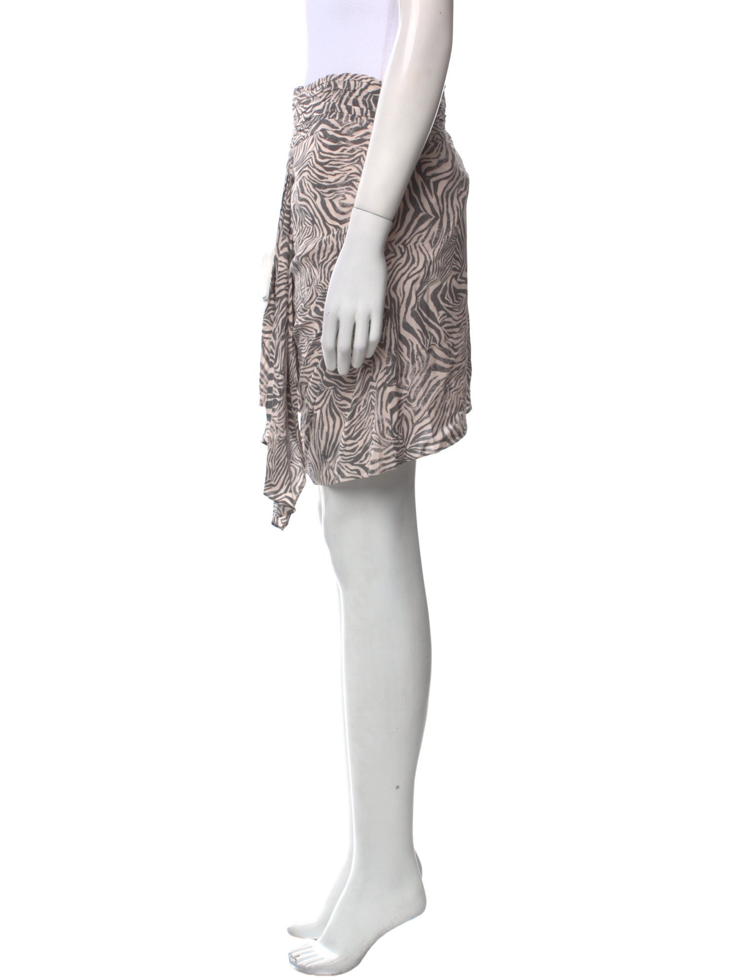 Iro Printed Knee-Length Skirt