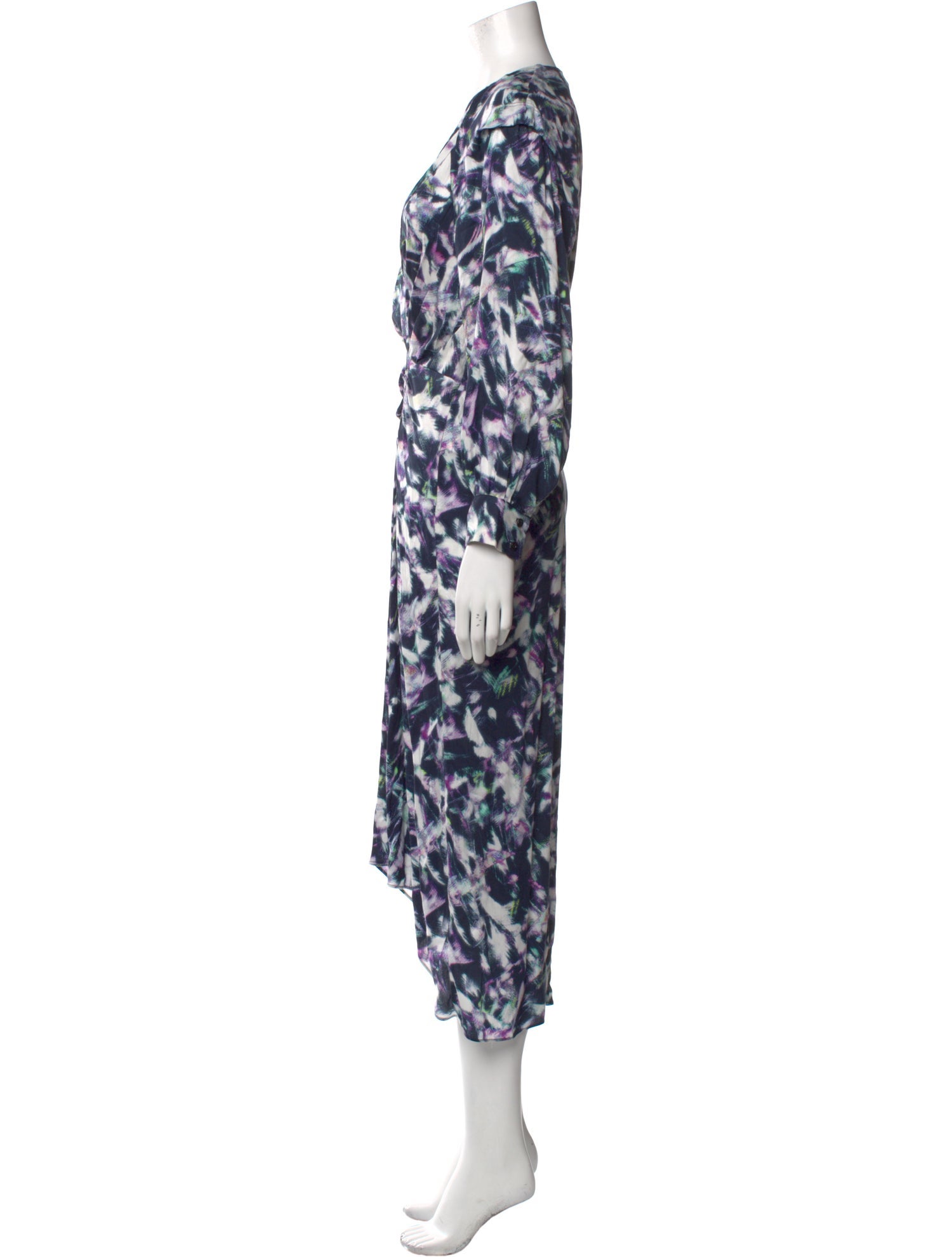 Iro Printed Long Dress