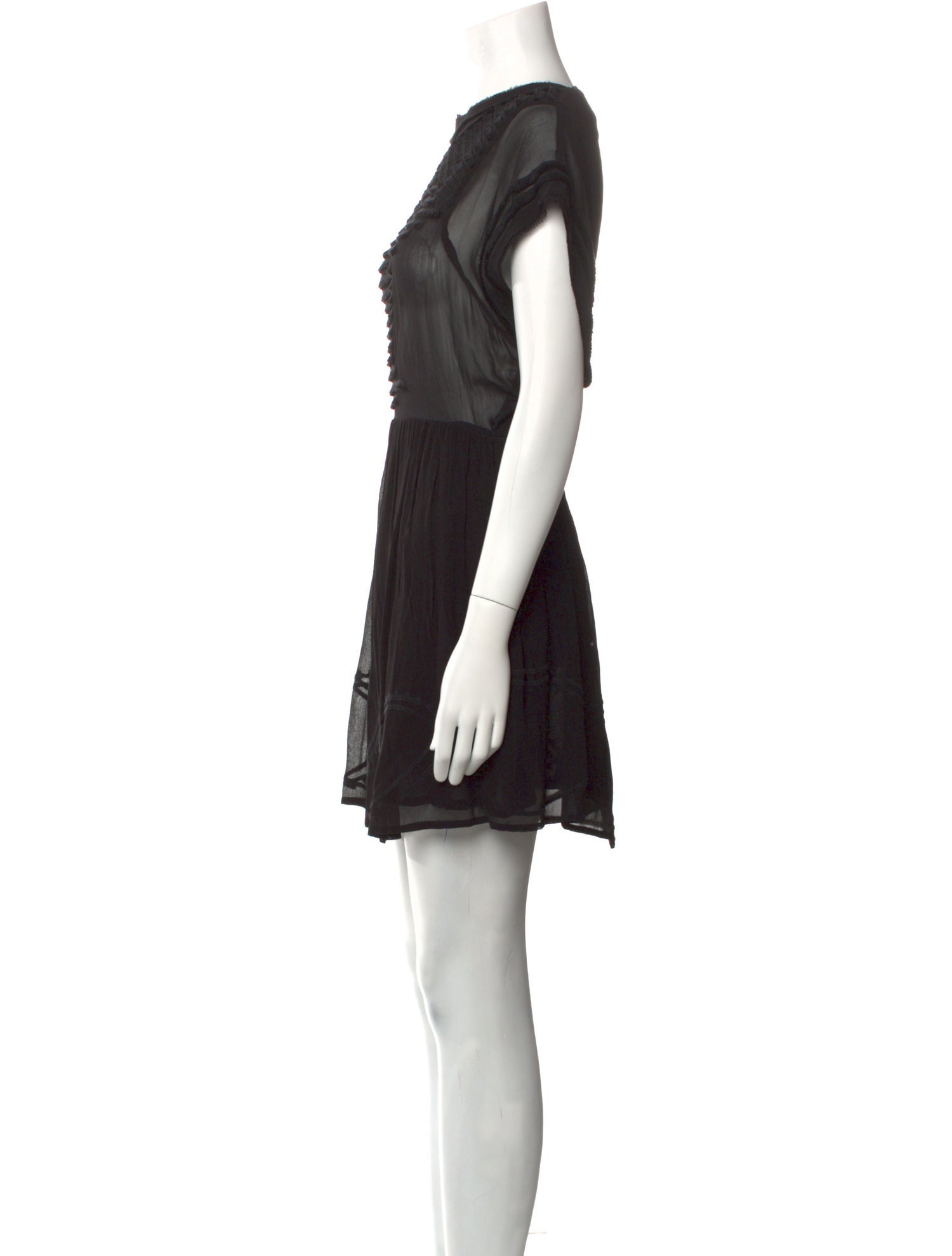 Iro Crew Neck Mini Dress