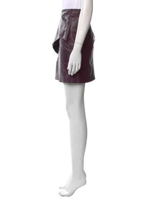 Iro Lamb Leather Mini Skirt