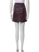 Iro Lamb Leather Mini Skirt