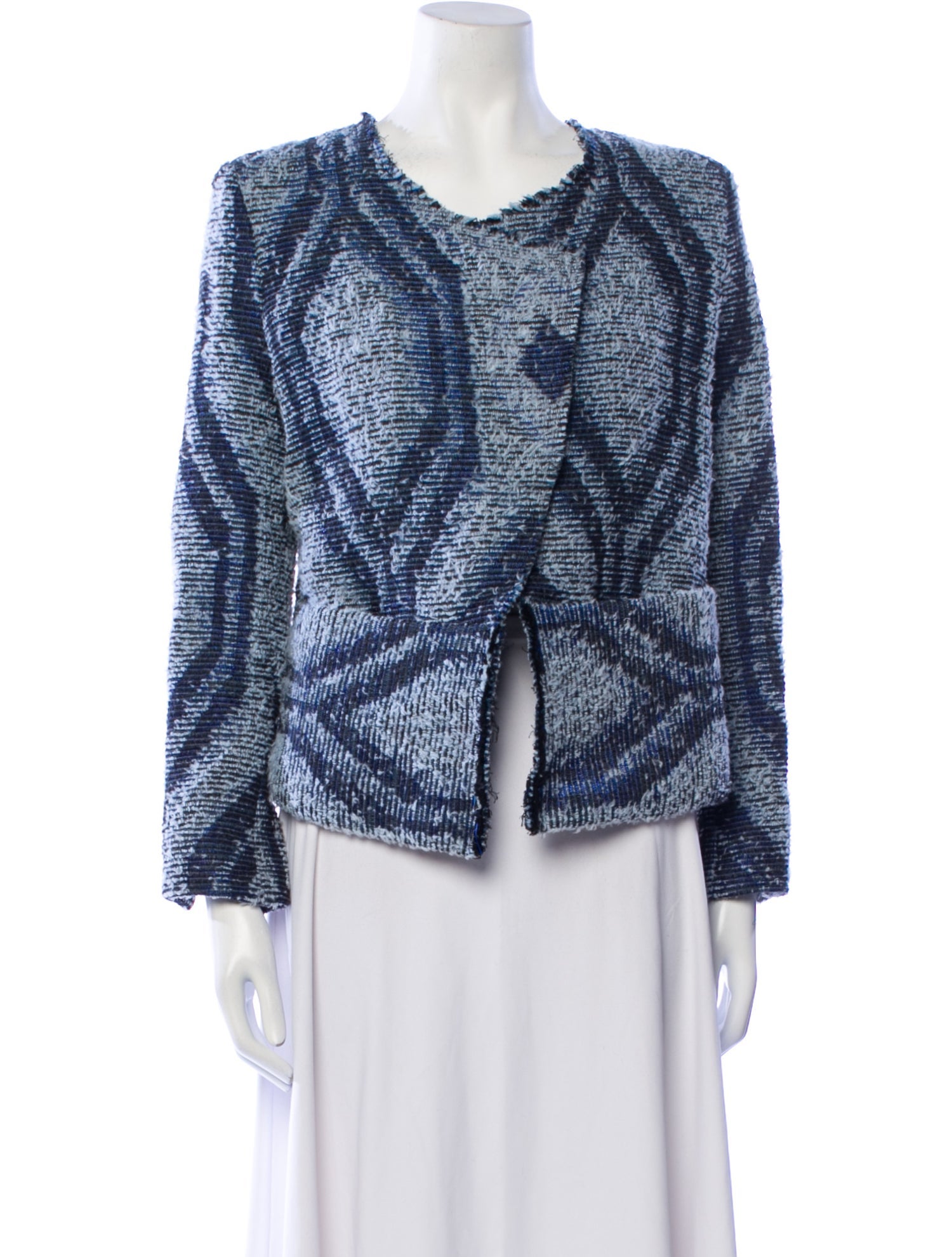 Iro Tweed Pattern Evening Jacket