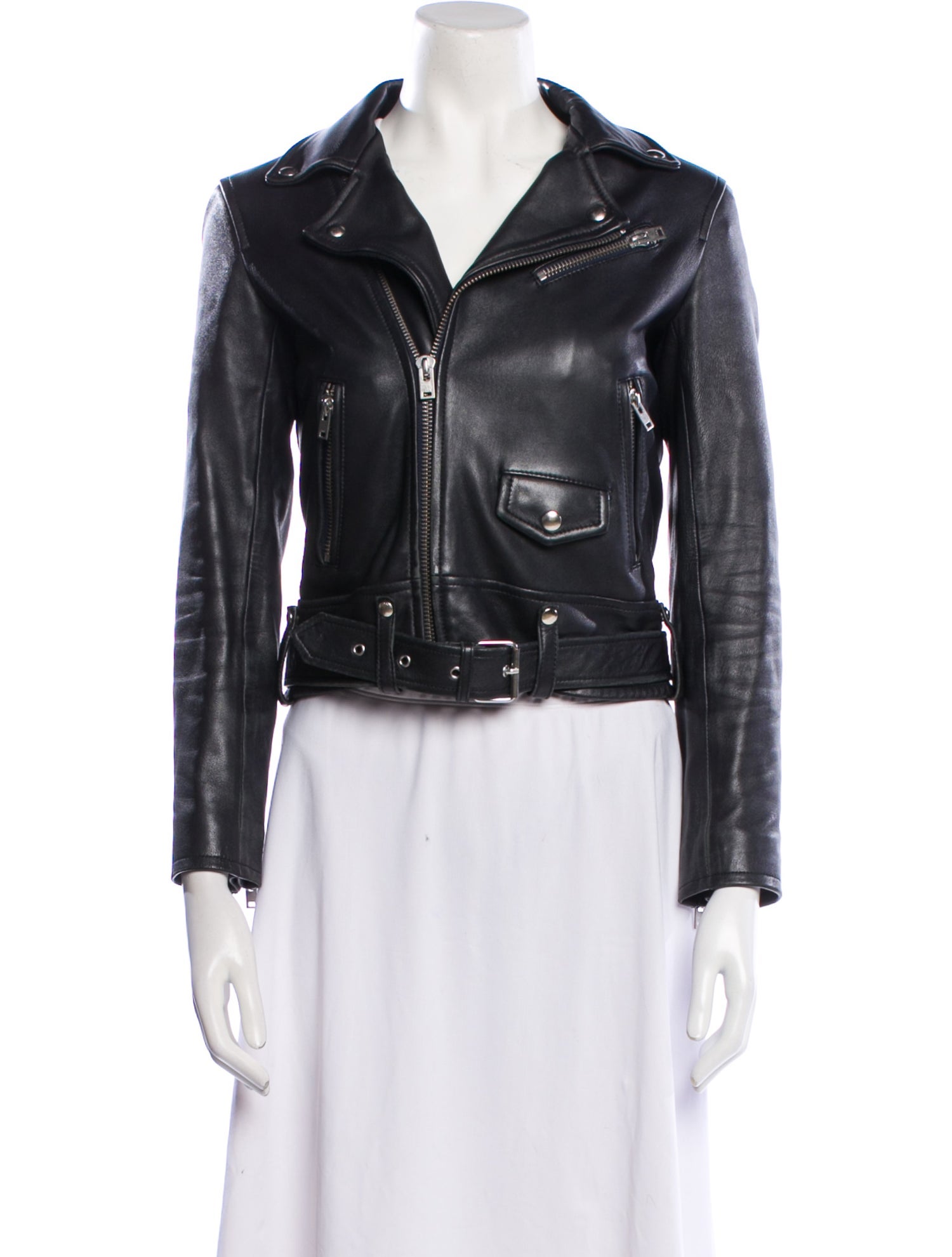Iro Lamb Leather Biker Jacket