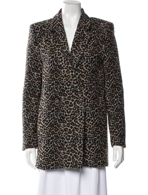 Iro Tweed Pattern Peacoat