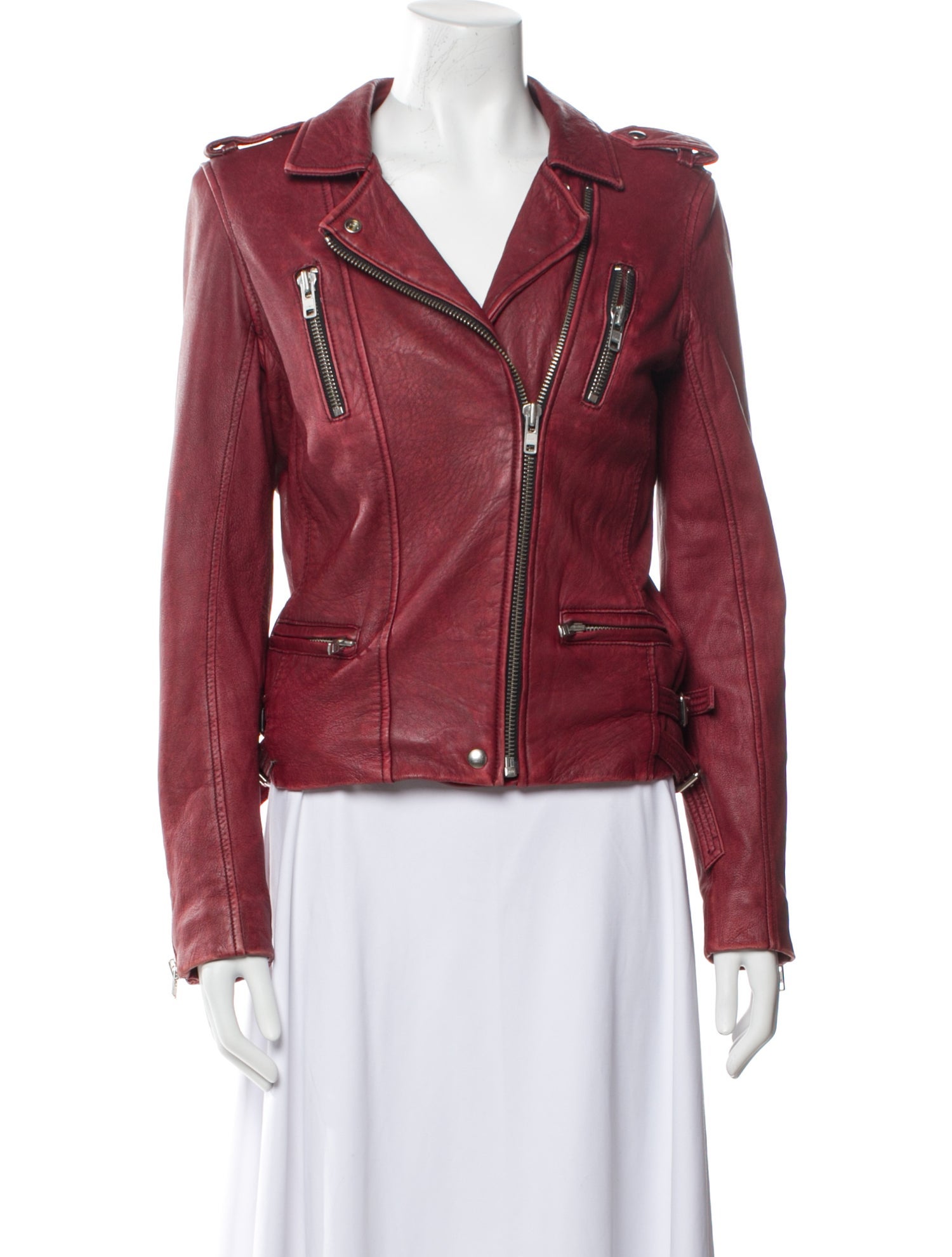 Iro Lamb Leather Biker Jacket