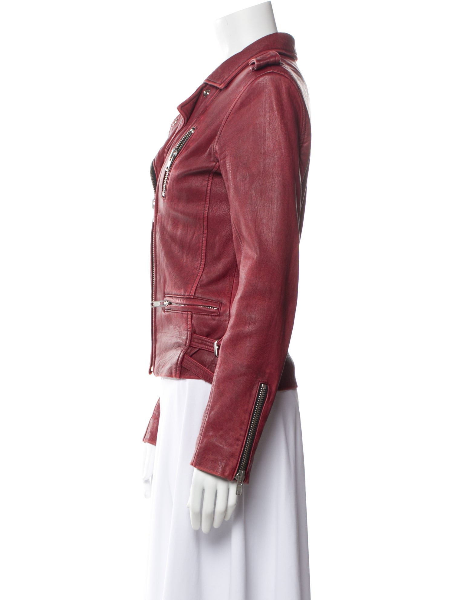 Iro Lamb Leather Biker Jacket