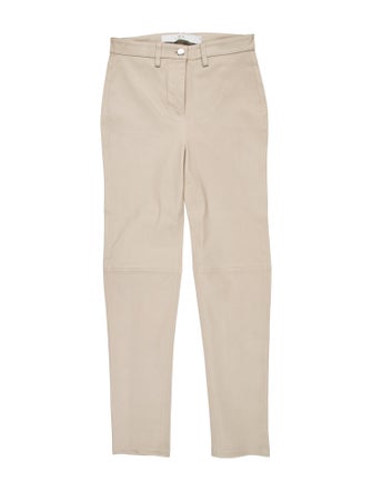 Iro Lamb Leather Skinny Leg Pants
