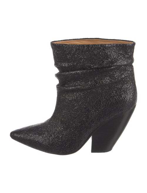 Iro Leather Printed Boots