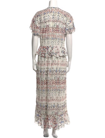 Iro Printed Long Dress