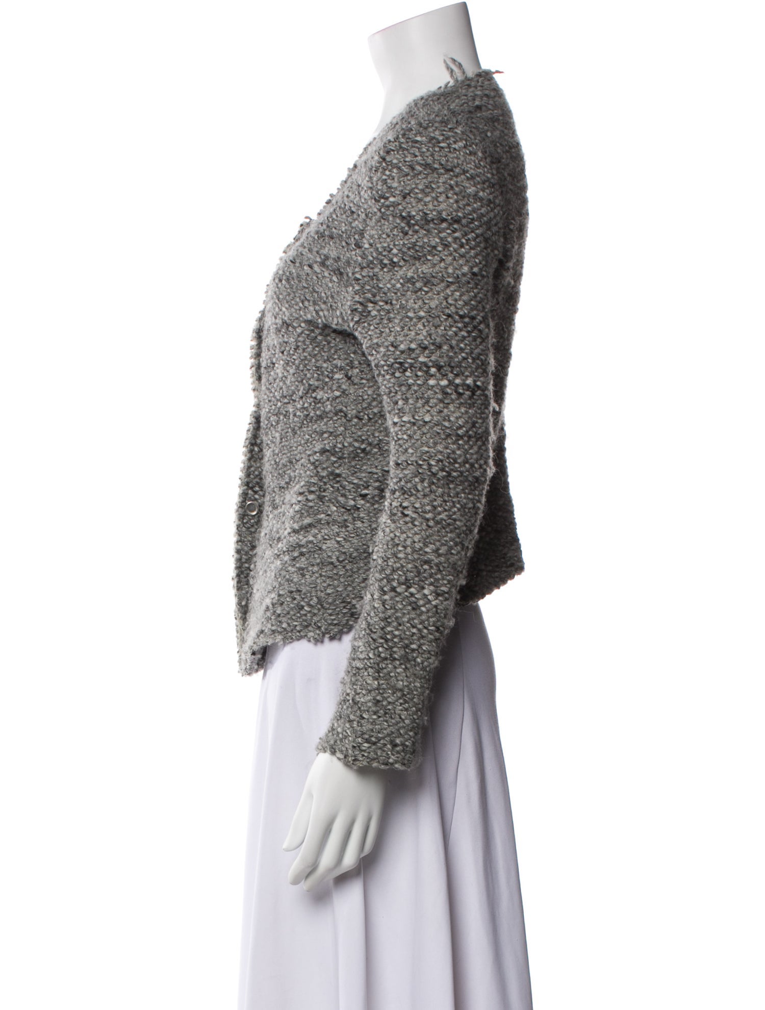 Iro Wool Tweed Pattern Evening Jacket