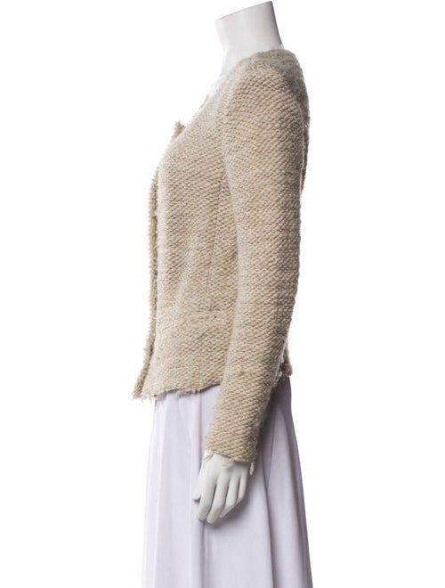 Iro Wool Tweed Pattern Evening Jacket