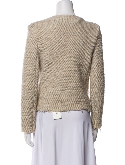 Iro Wool Tweed Pattern Evening Jacket