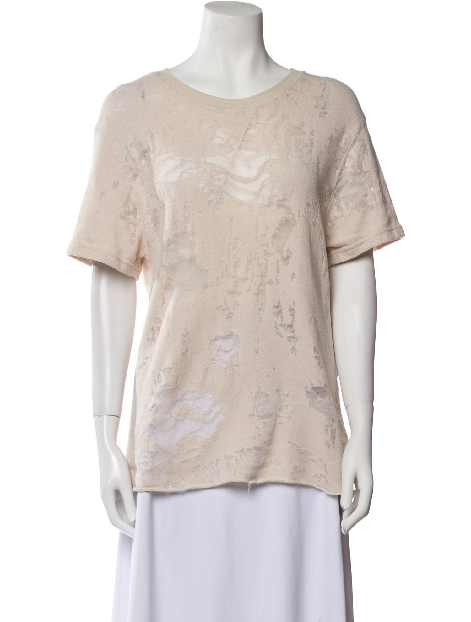 Iro Scoop Neck Short Sleeve T-Shirt