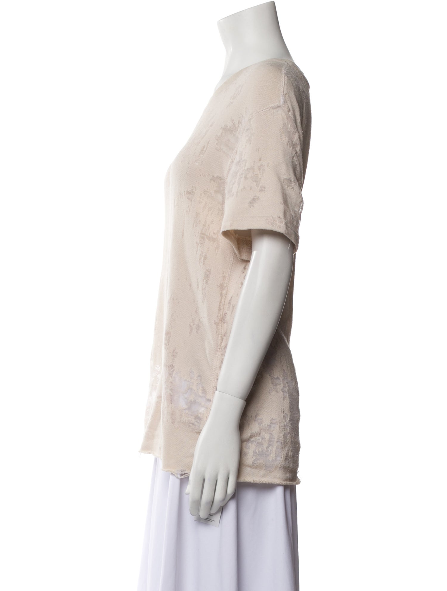 Iro Scoop Neck Short Sleeve T-Shirt