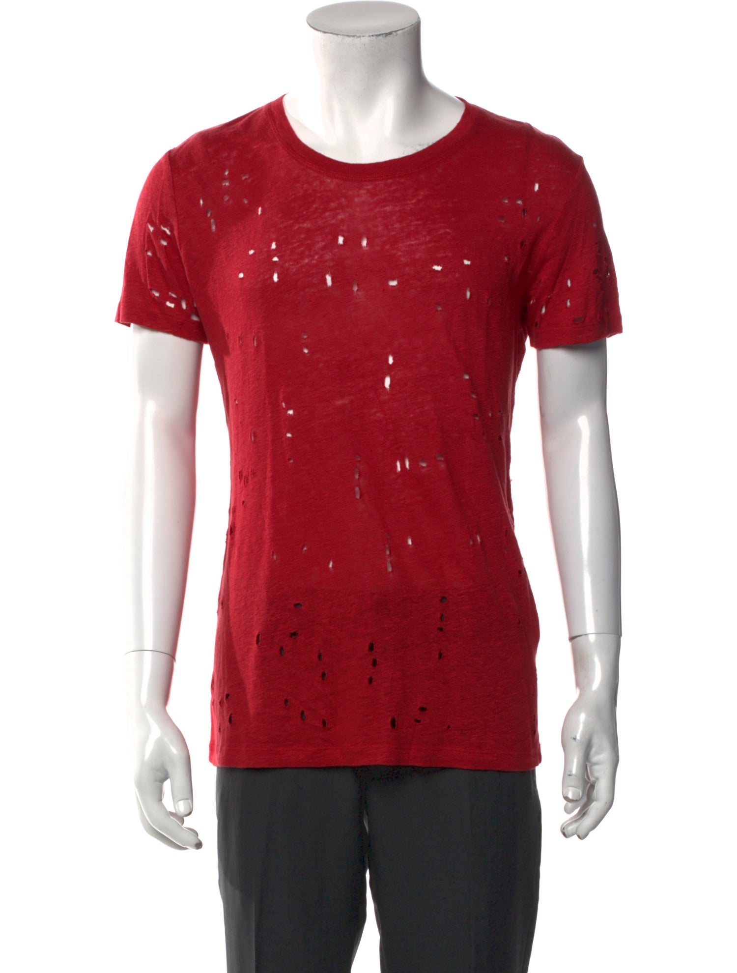 Iro Linen Scoop Neck T-Shirt