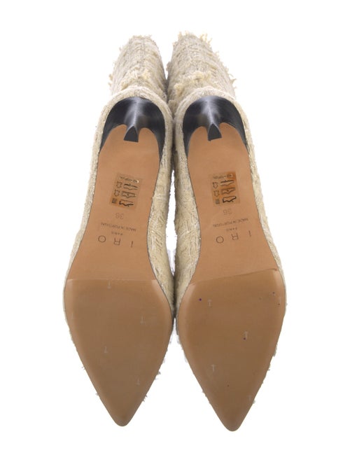 Iro Tweed Pattern Sock Boots