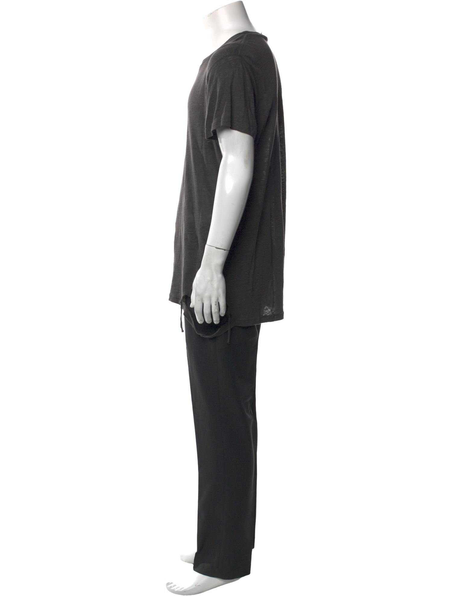 Iro Linen Scoop Neck T-Shirt