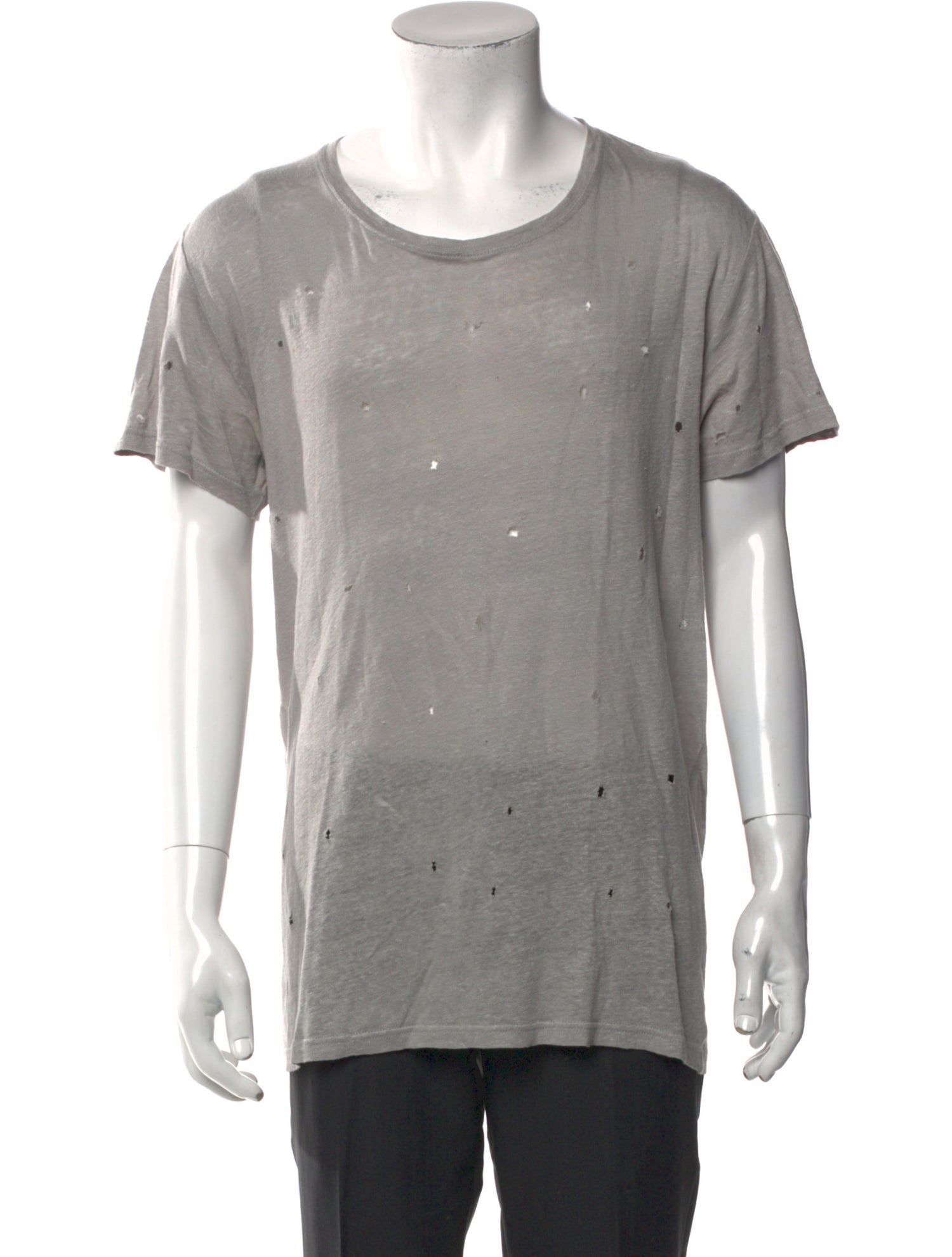 Iro Linen Scoop Neck T-Shirt