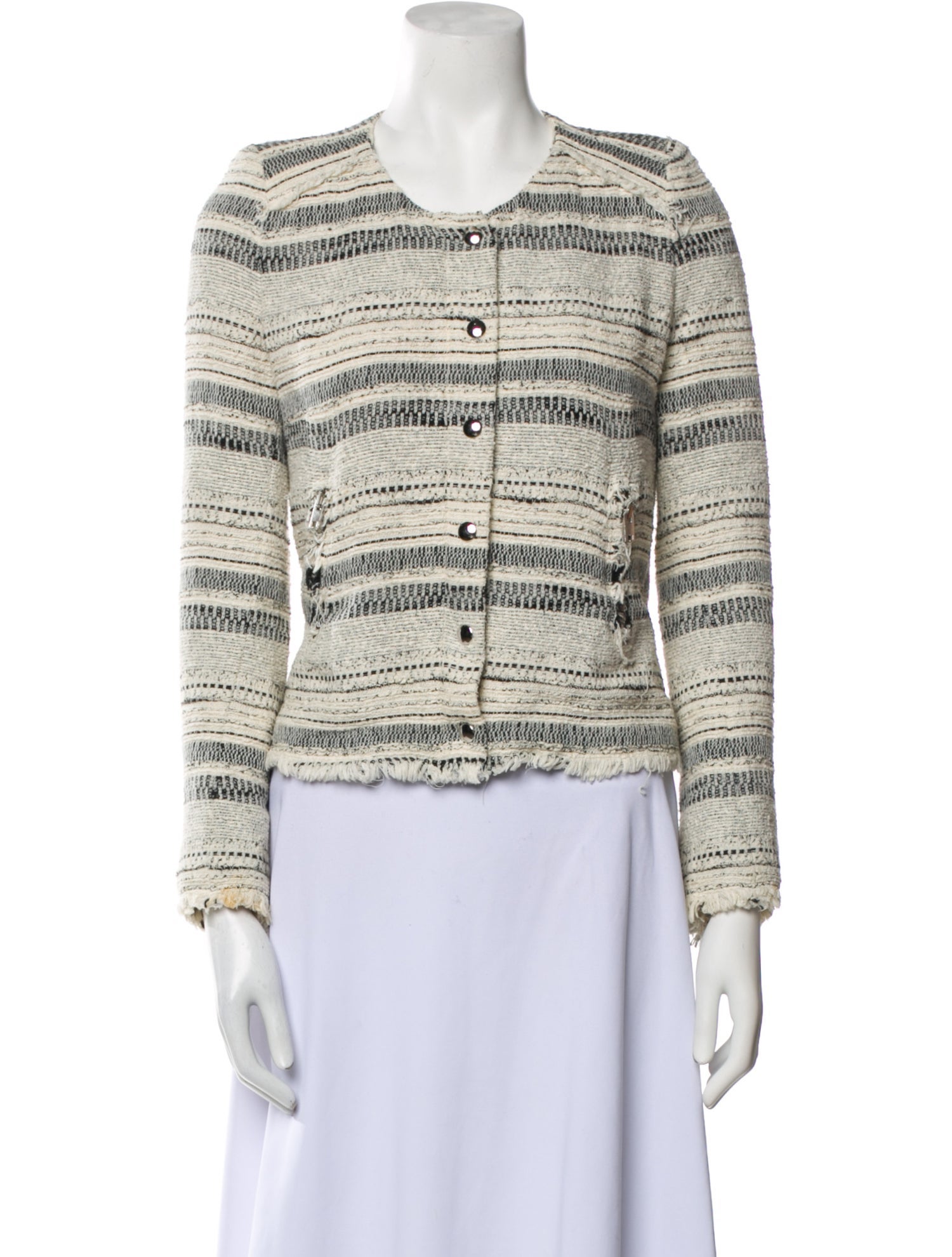 Iro Striped Evening Jacket