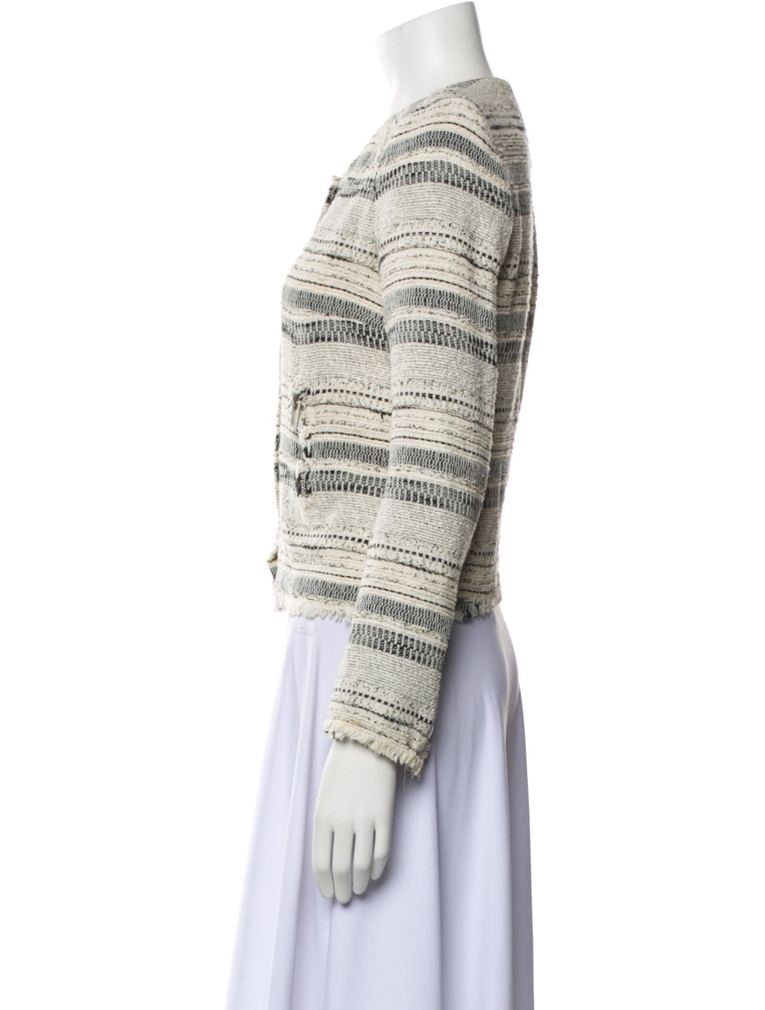 Iro Striped Evening Jacket