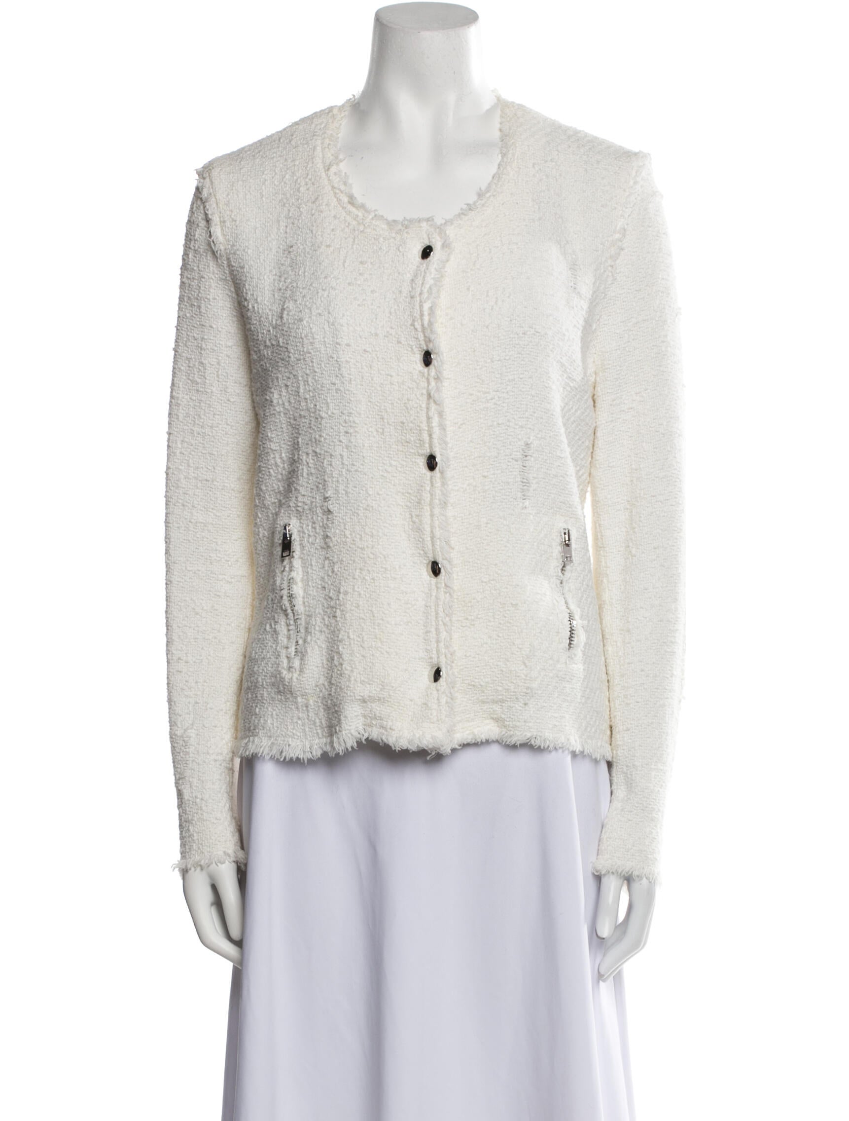 Iro Tweed Pattern Jacket