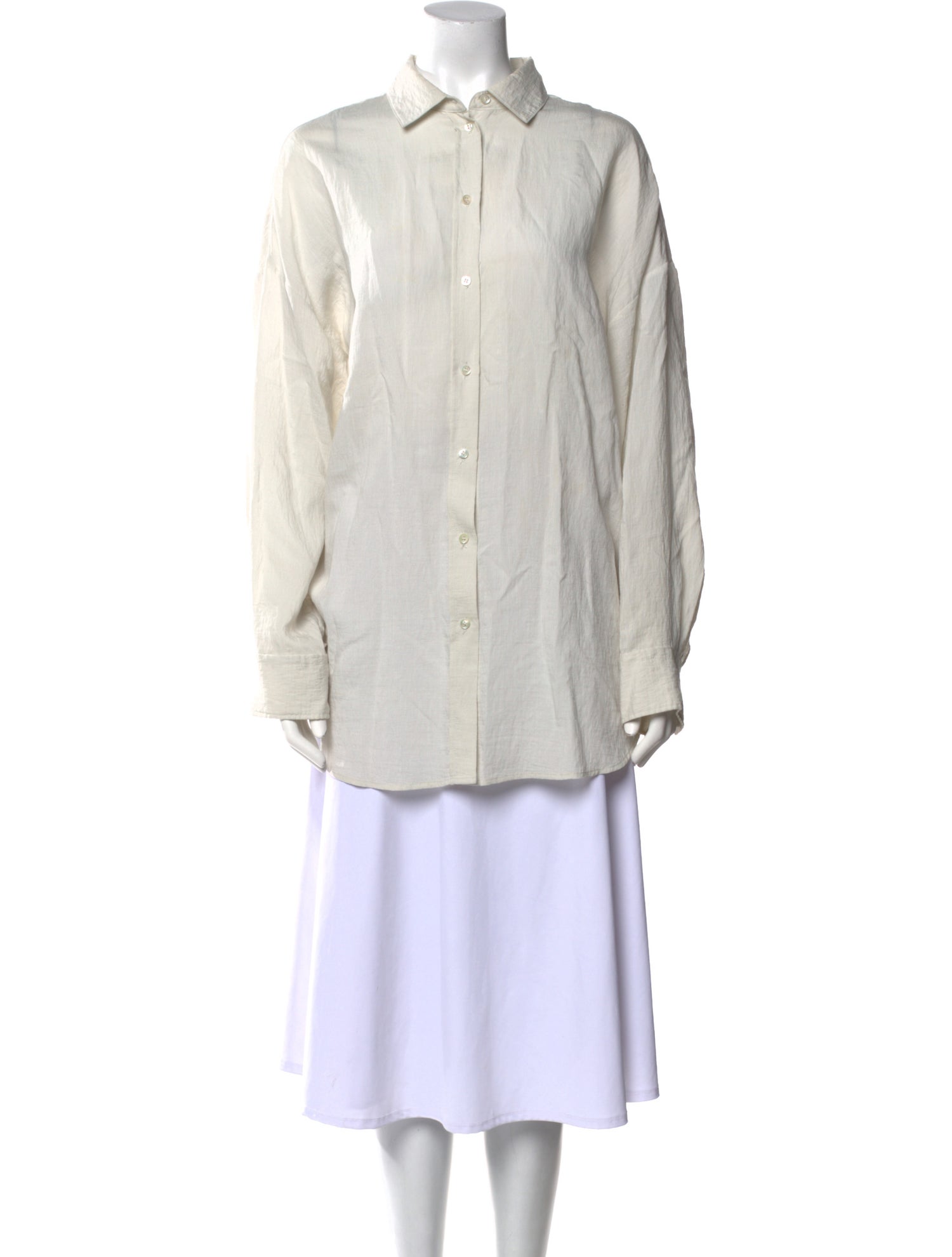 Iro Long Sleeve Button-Up Top