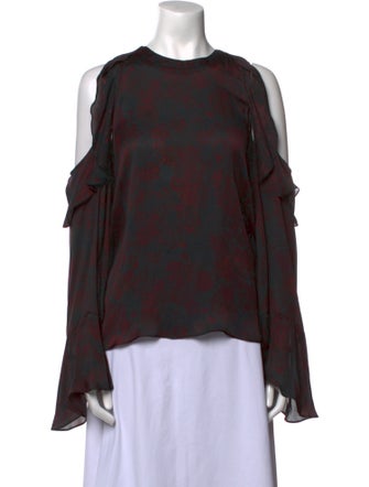 Iro Silk Tie-Dye Print Blouse