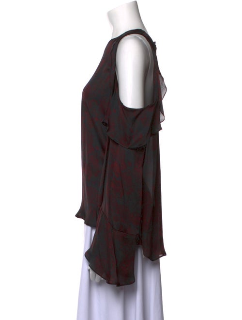 Iro Silk Tie-Dye Print Blouse