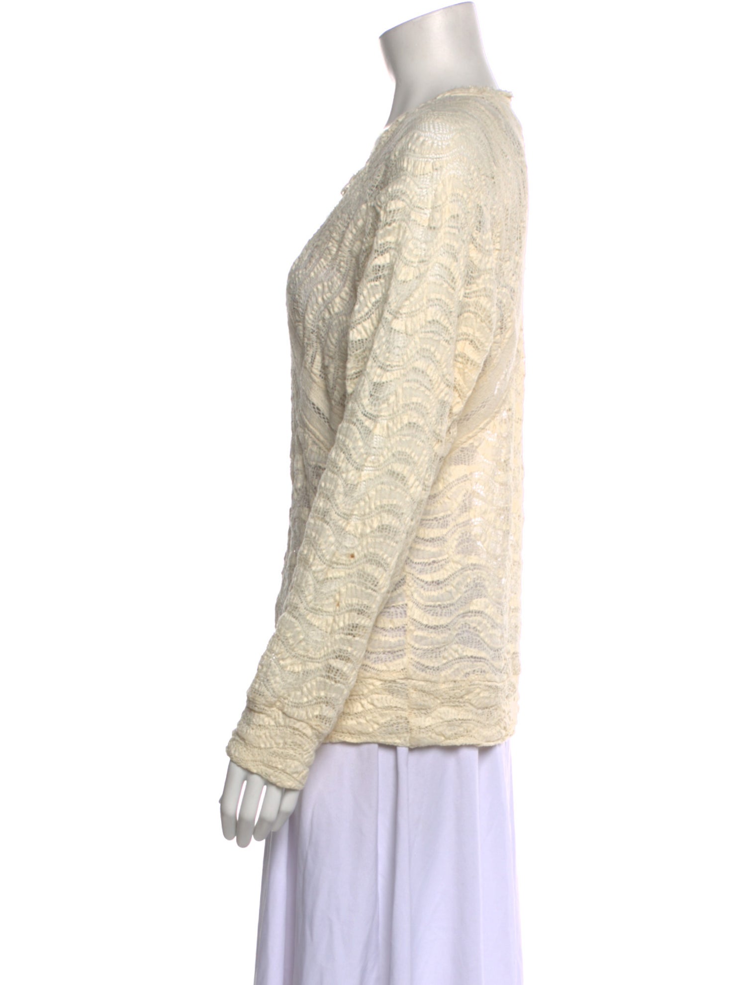 Iro Scoop Neck Long Sleeve Sweatshirt