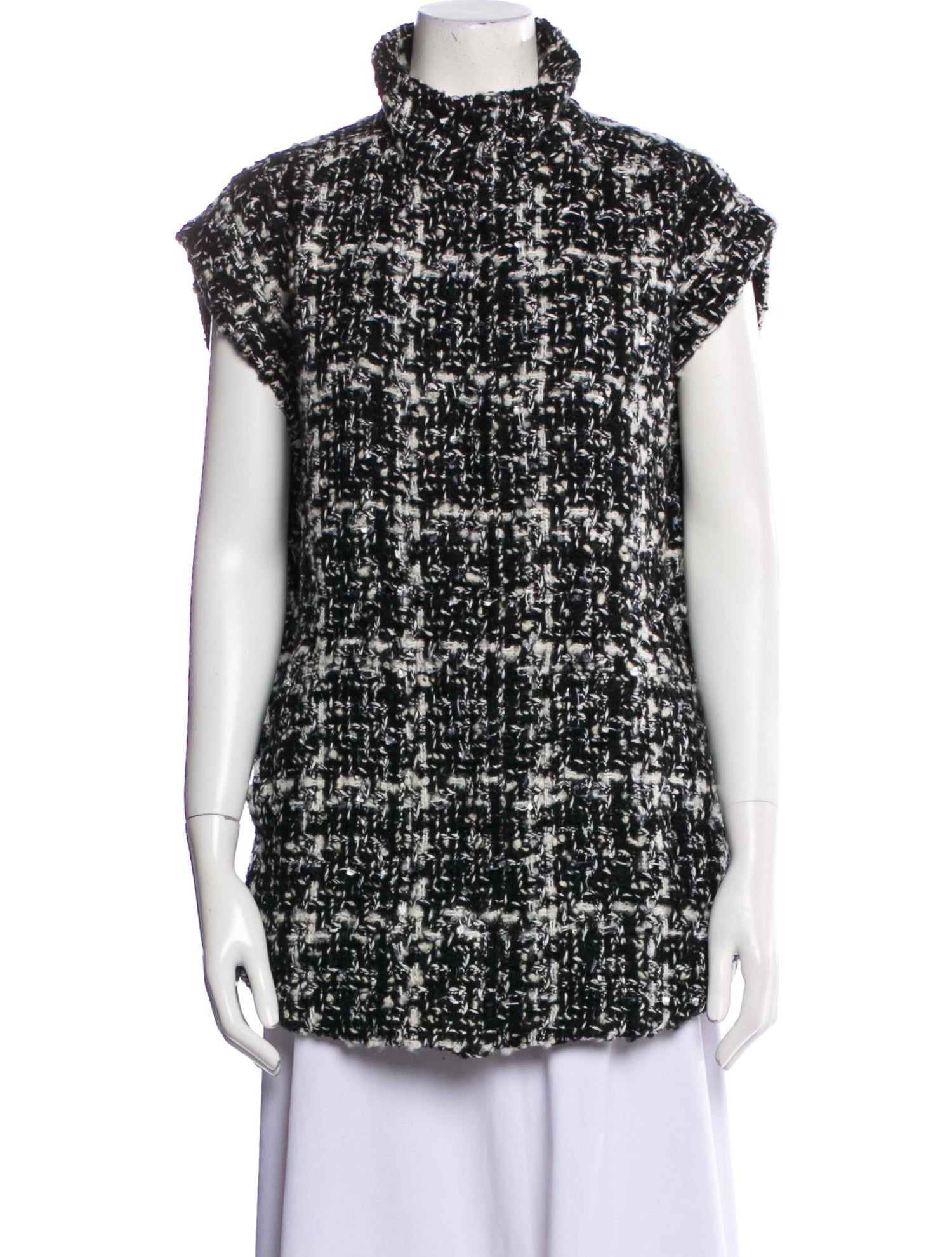 Iro Wool Printed Vest