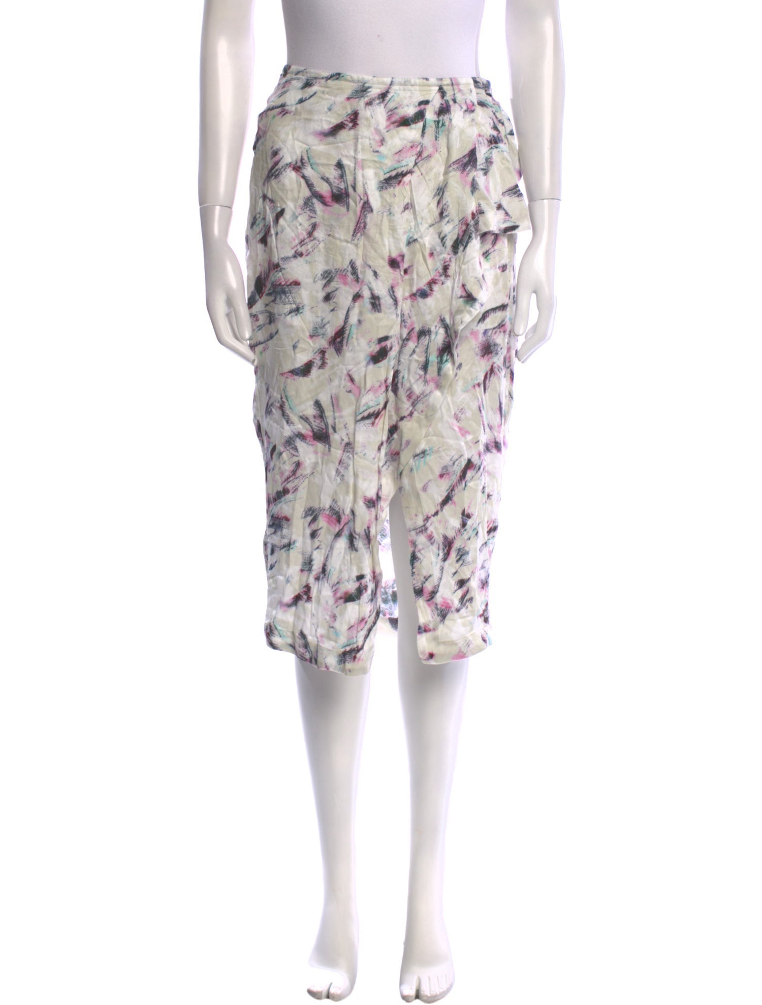 Iro Printed Knee-Length Skirt w/ Tags