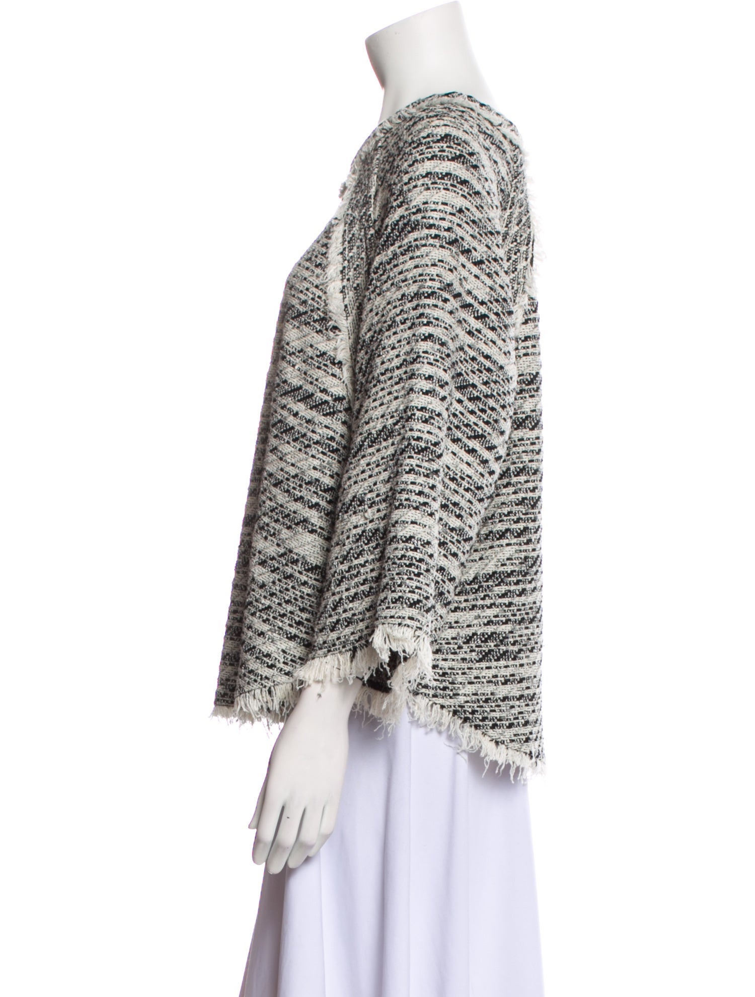 Iro Striped Scoop Neck Sweater