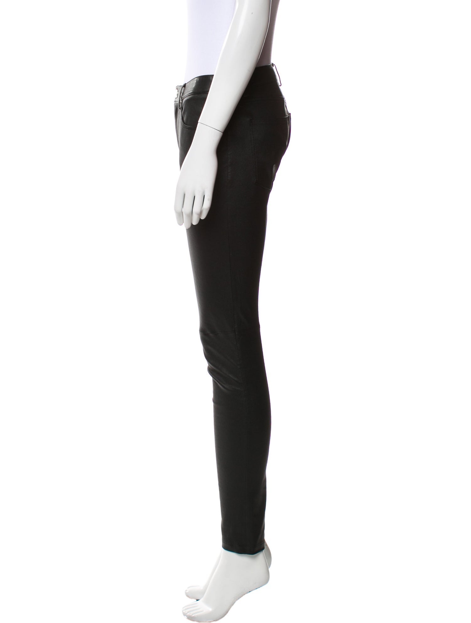 Iro Lamb Leather Skinny Leg Pants
