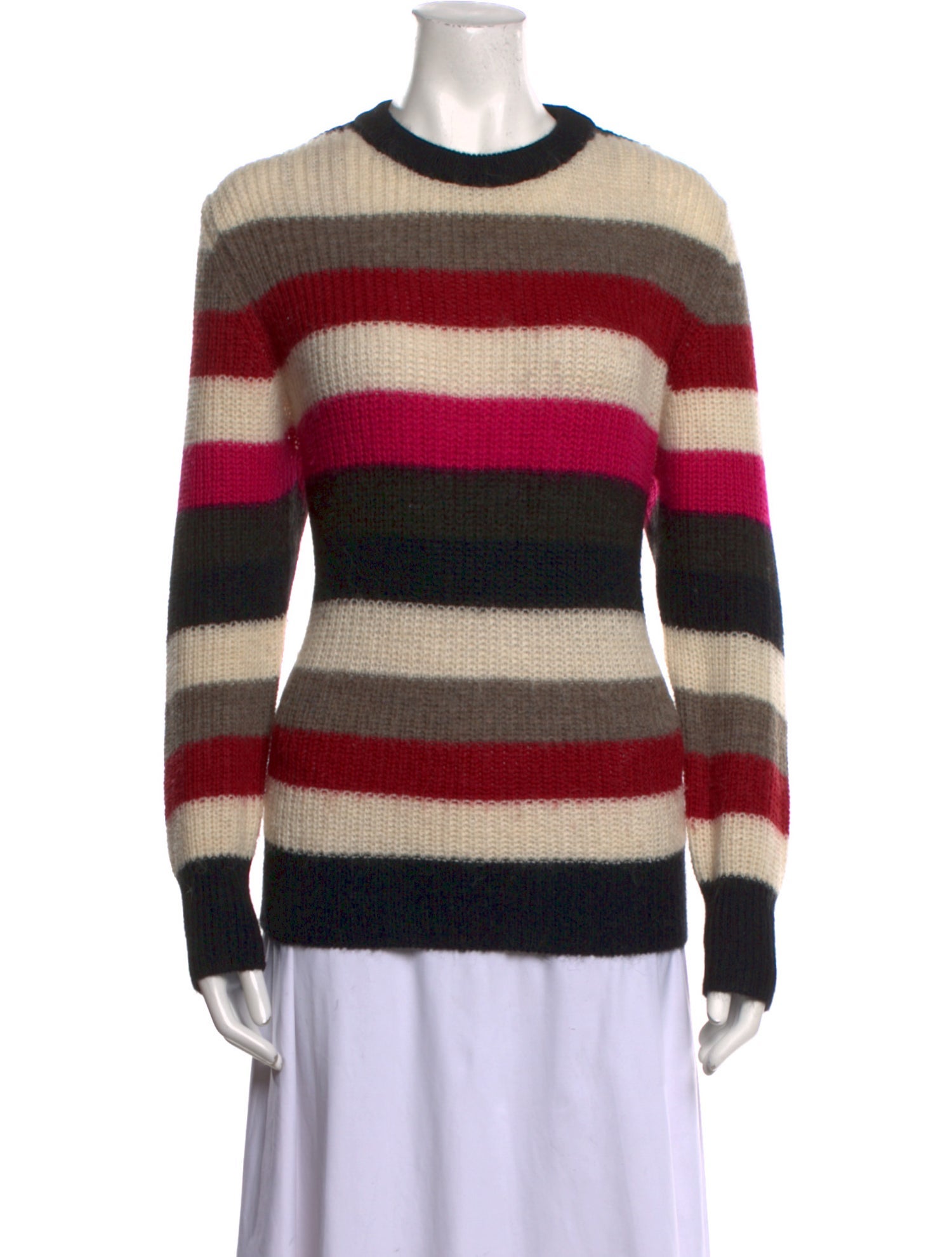 Iro Striped Crew Neck Sweater