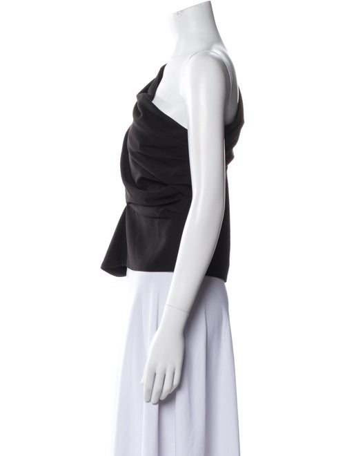 Iro One-Shoulder Sleeveless Crop Top