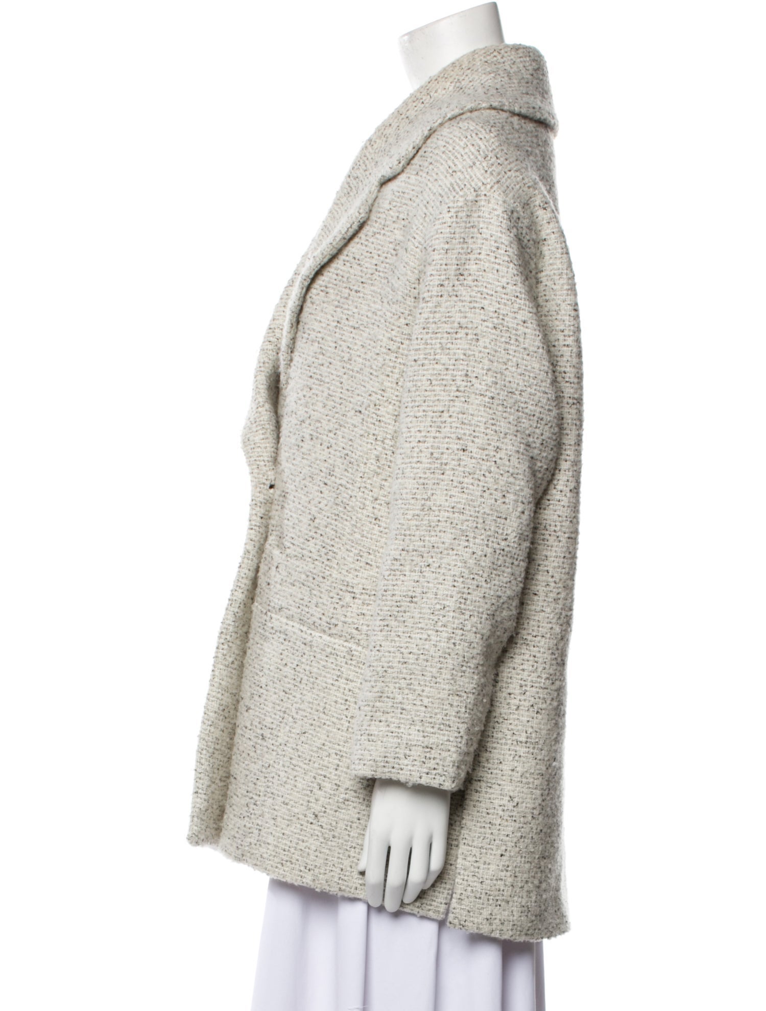 Iro Tweed Pattern Coat