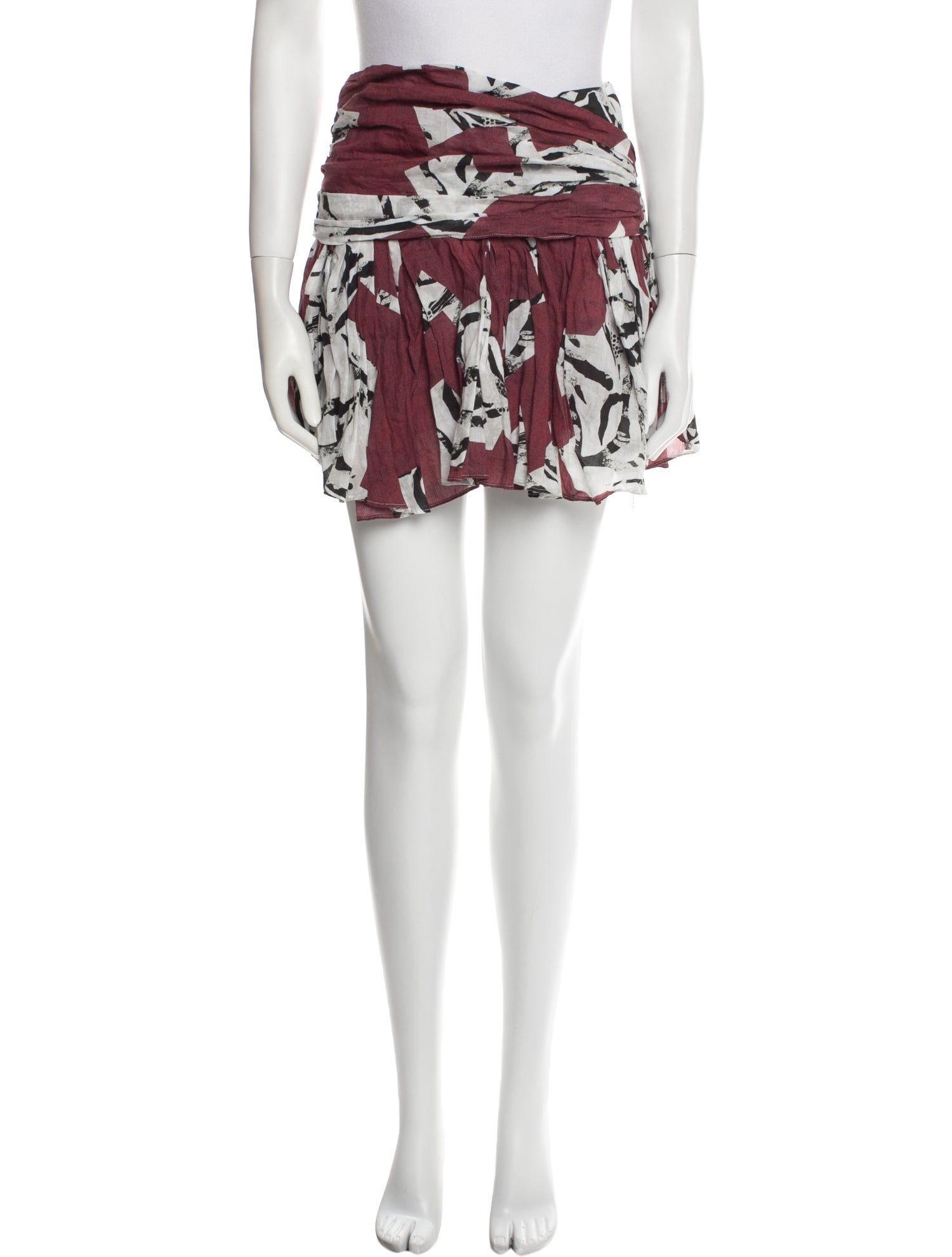 Iro Printed Mini Shorts