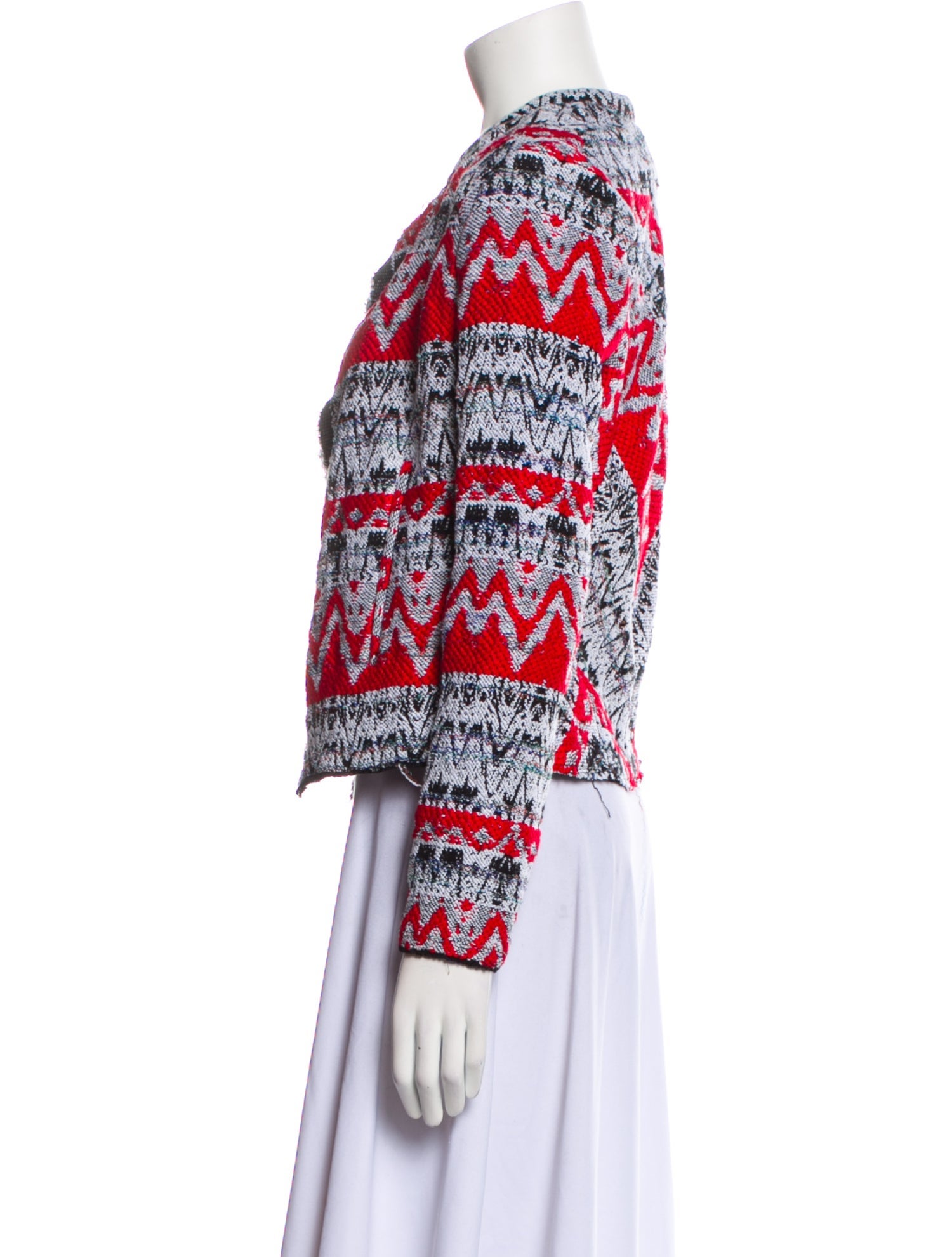 Iro Tweed Pattern Jacket