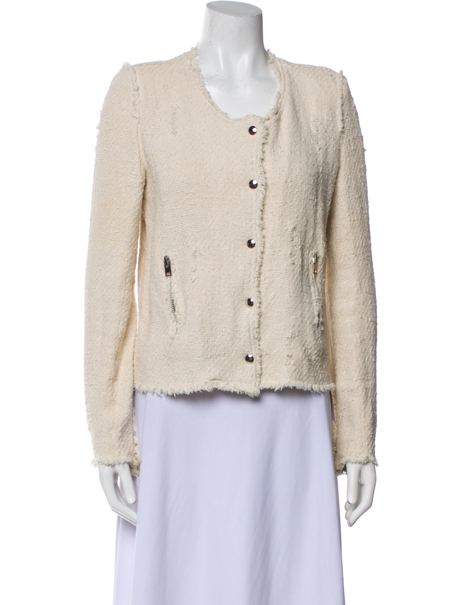 Iro Tweed Pattern Jacket