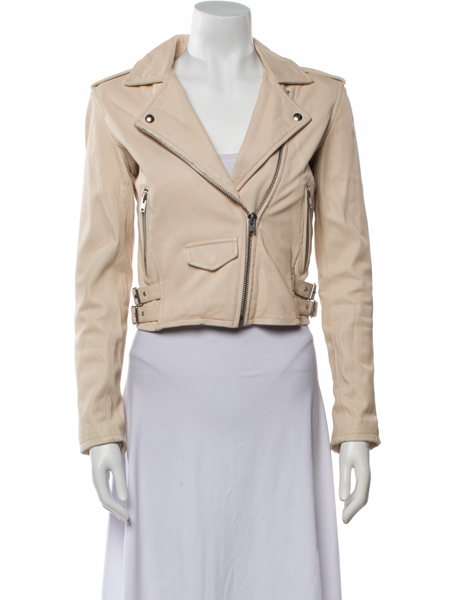 Iro Lamb Leather Biker Jacket