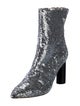 Iro Sequins Combat Boots