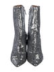 Iro Sequins Combat Boots