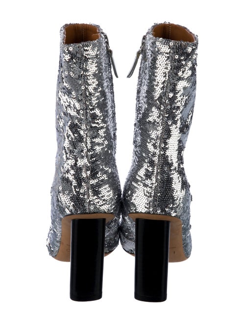 Iro Sequins Combat Boots