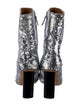 Iro Sequins Combat Boots