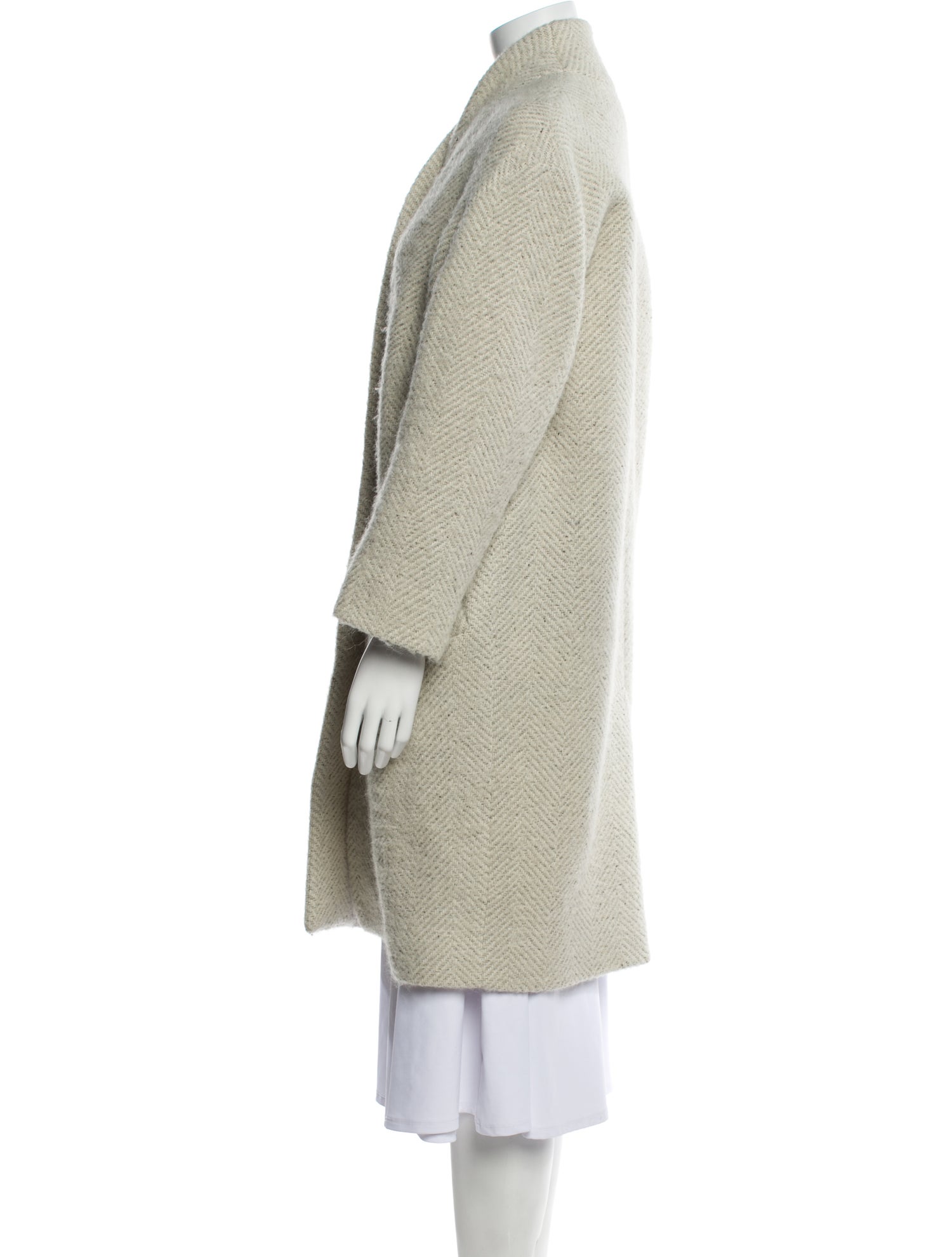Iro Wool Faux Fur Coat
