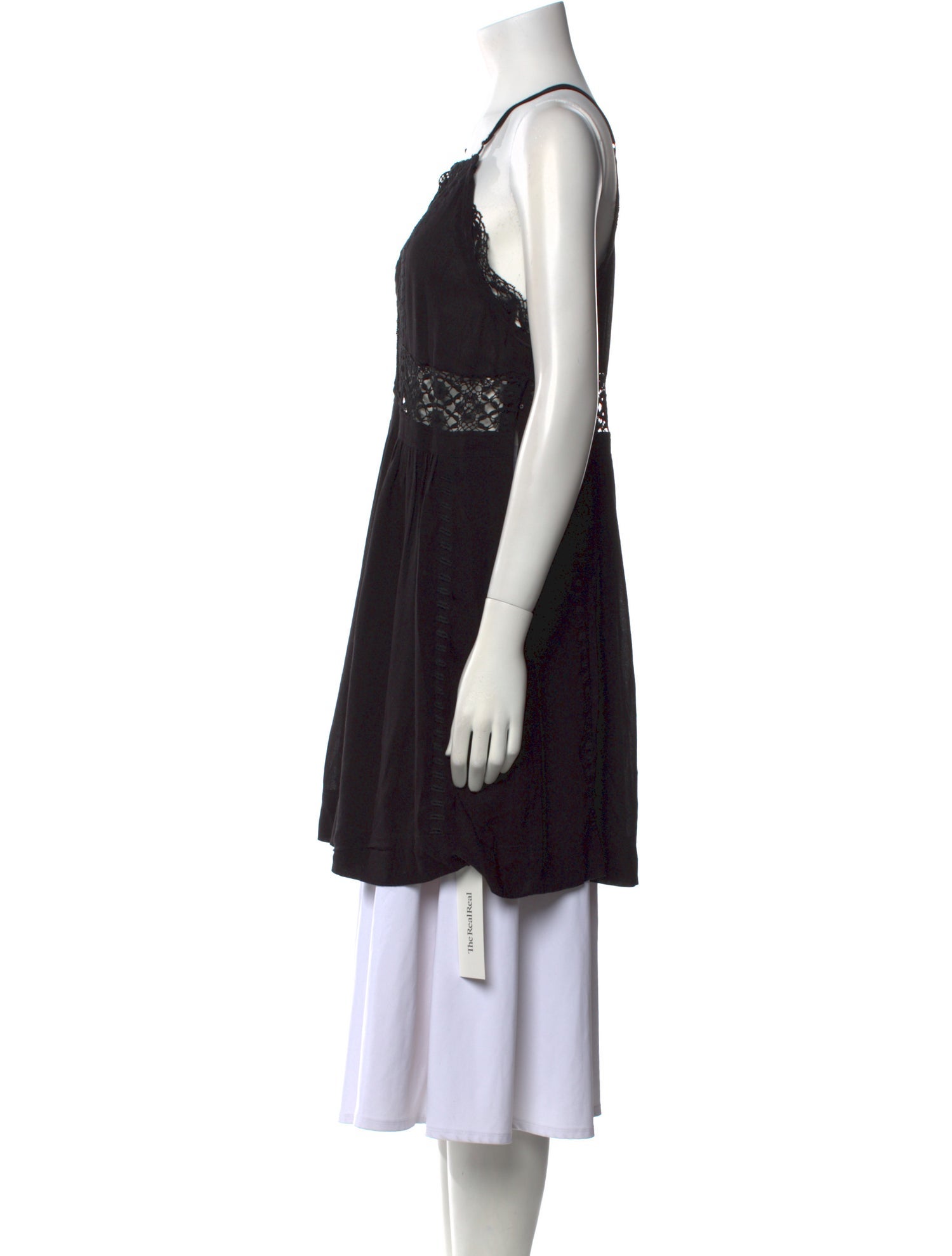 Iro Square Neckline Sleeveless Tunic